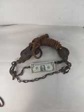 Vintage / Antique Cast Iron Hay Barn Pulley Block & Tackle picture