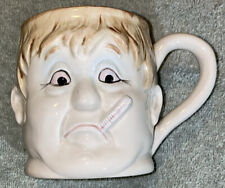 Fitz And Floyd Omnibus Thermometer Sick Face Mug picture