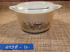 Pyrex Forest Fancies Mushroom #473-B Casserole Baking Dish With Lid picture