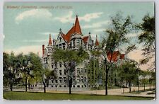 Women's Dormitory University of Chicago IL Illinois Postcard 1910s picture