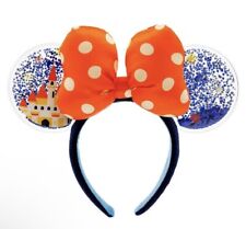 Disney Parks Minnie Mouse 2023 Confetti Castle Fireworks Ears Headband No Tag. picture