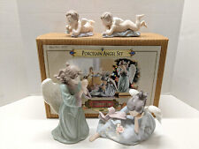 Grandeur Noel Collector’s Edition Porcelain Angel Set 2003 In Box picture