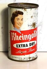 RHEINGOLD EXTRA DRY LAGER - FLAT TOP - MARGIE MCNALLY -  ORANGE, NEW JERSEY picture