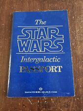 Vtg 1983 Star Wars Intergalactic Passport 1st Edition Lucasfilm Unused Collector picture