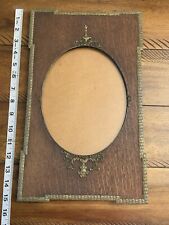 BEAUTIFUL Antique Picture Frame- Wooden Oval Cutout Ornate Border MUST See, Read picture