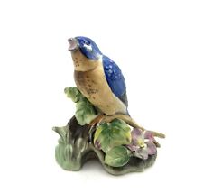 CDGC Import San Francisco Porcelain Blue Bird On Flowers Figurine Made In Japan  picture