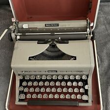 Vintage 1949 Royal Quiet Deluxe Portable Typewriter #A-1879037 W/Case-Types Well picture