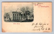 Washington DC-White House, General Greetings, Antique, Vintage c1901 Postcard picture