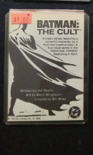 DC Comics BATMAN: The Cult PROMO CARD CHECKLIST   Fine Condition picture