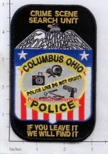 Ohio - Columbus Crime Scene Search Unit OH Police Dept Patch picture