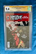 Signed MIKE MIGNOLA 9.4 CGC Hellboy and the B.P.R.D. # 1 autographed ss batman 2 picture