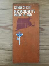 Vintage 1969 Conn/ Mass / RI Road Map Amer Oil Co picture