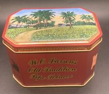Vintage W.O. Larsen Old Tradition Pipe Tobacco Tin 100 Gm Denmark picture