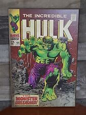 Marvel The Incredible Hulk - The Monster Unleashed - Wooden Wall Decor. picture