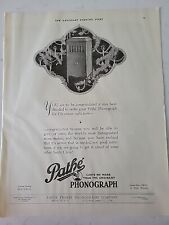 1919 Pathe Phonograph For CHRISTMAS vintage ad picture