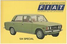 1968 Fiat 124 Special American Advertising Postcard Imported Automobile Car picture
