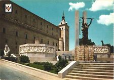 Toledo Spain Alcázar of Toledo and Monument to the Angel of Victory Postcard picture