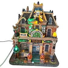🚨 Lemax Spooky Town HAUNTED MUSEUM Halloween Monsters Lit House 85304 Retired picture