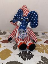 VGUC-RARE-2008 Political Plush Reversible Republican Elephant/Democrat Donkey picture