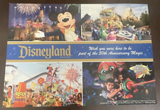 Disneyland Wish You Were Here Part of 50th Anniversary Magic Postcard 5” x 7” picture