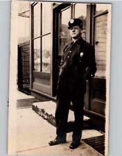 c1913 Fire Department Chief Fireman Albion Michigan MI RPPC Real Photo Postcard picture