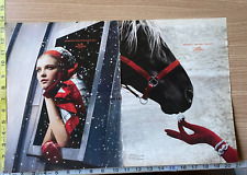 Hermes Beneath The Parisian Sky Horse Campaign 2 Page  Print Advertisement picture