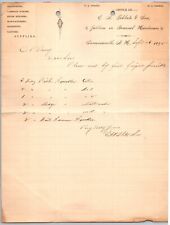 1895  Somersworth  New Hampshire  E. A. Tibbets & Son Hardware  Receipt 11
