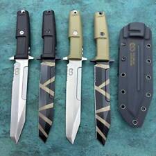 12'' New CNC A8 Steel Blade FORPRENE Handle Survival Hunting Tactics Knife VTH41 picture