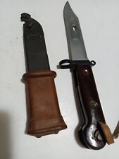Bayonet Romanian Rifle Knife With Scabbard Frog Wire Cutter  Vintage Military picture