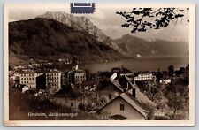 Postcard RPPC, Gmunden, Salzkammergut, Austria Posted 1954 picture