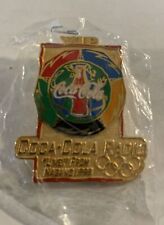 Coca Cola Radio 1998 Olympic Games Pin - Vintage Nagano Japan VIP Sports Badge picture