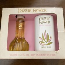New Old Stock Vintage Collectible Shulton DESERT FLOWER Cologne &  Talcom Powder picture