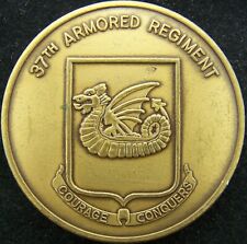 37th Armored Regiment Vintage Challenge Coin picture