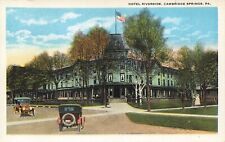 Postcard Hotel Riverside Cambridge Springs Pennsylvania picture