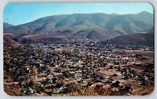 Postcard Kellogg ID-Idaho, Aerial View of Town of Kellogg picture