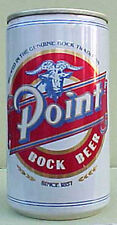 POINT BOCK BEER Pull Tab Top CAN with GOAT, 1987, Stevens Point, WISCONSIN 1/1+ picture