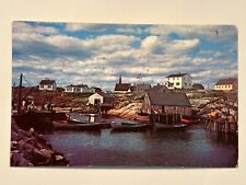 Peggy's Cove-Nova Scotia, Panoramic of Village, Antique Vintage Postcard picture
