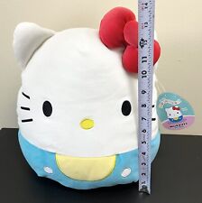 Sanrio Hello Kitty Squishmallow Classic Blue & Red 14 INCH Brand New With Tags picture