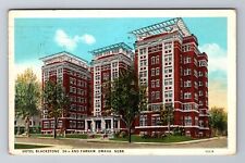 Omaha NE-Nebraska, Hotel Blackstone, Advertising, Vintage c1930 Postcard picture
