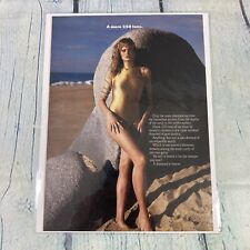 1991 Sexy Lady Legs Diamonds Beach Ocean Vintage Print Ad/Poster Magazine Page picture
