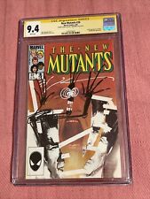The New Mutants #26 CGC 9.4, Bill Sienkiewicz sketch and signature, Marvel picture
