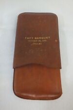 Vintage President Taft Banquet October 23 1909 Dallas Texas Leather Case picture