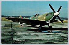 Postcard Supermarine Spitfire Mark LK XVI E military aircraft S137 picture