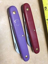 Lot Of 2 Victorinox Swiss Army Gardner/Floral Knives picture