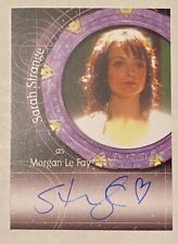 2008 STARGATE SG-1 SEASON 10 SARAH STRANGE AS MORGAN LE FAY AUTOGRAPH CARD A104 picture