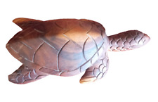 Vintage Handmade Hand Crafted Rosewood Turtle Tortoise Pakistan Made 13
