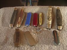 Lot of 10 Pocket Knives, King,Old Timer,Louie Lamour, Jasper Park & More picture