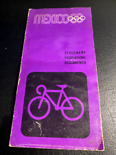 1968 Mexico Olympics Original Regulations for Cycling picture