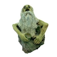 Vintage Clarecraft Bernard Pearson Old Bearded Man Troll Trunk Sculpture Figure picture