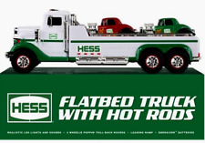 2022 Hess Flatbed Toy Truck with Hot Rods Lights & Sounds-NEW picture